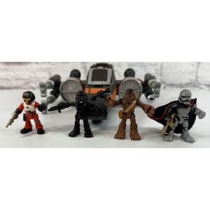 Playskool Star Wars Galactic Heroes Poe's Boosted X-Wing Fighter Extra Figures